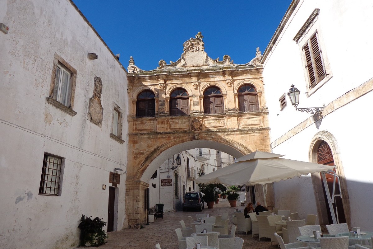 The white city in Puglia, Ostuni is one of our stops on the 7 days itinerary through Puglia, Italy.