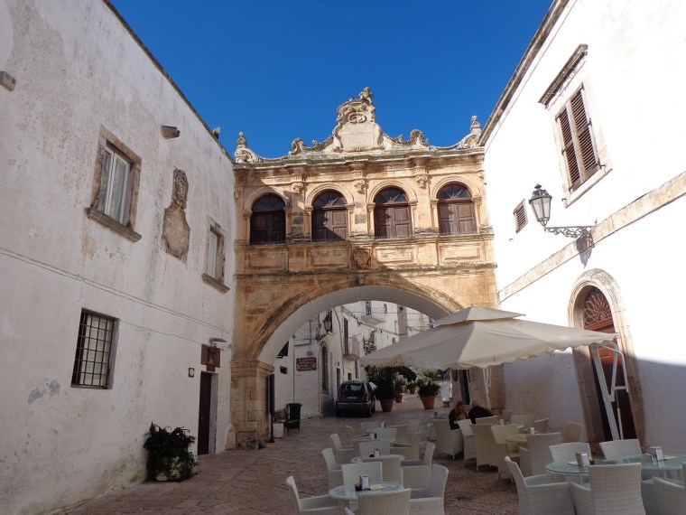 The white city in Puglia, Ostuni is one of our stops on the 7 days itinerary through Puglia, Italy.