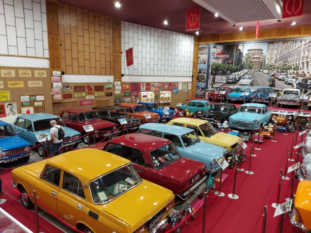 The Cars of Socialism at the Museum in Peshtera Bulgaria