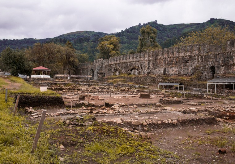 A fortress in Georgia, the site of an ancient Roman city.