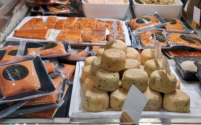 Fish delicacies at the English Market in Cork City