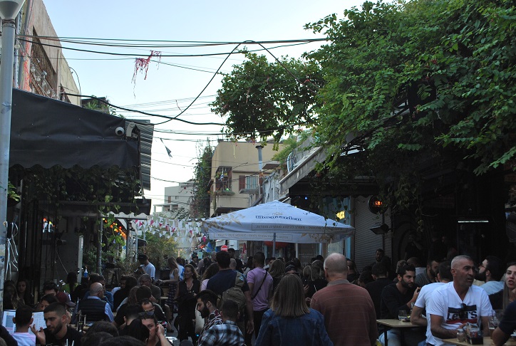 Vibrant atmosphere in Jaffa.