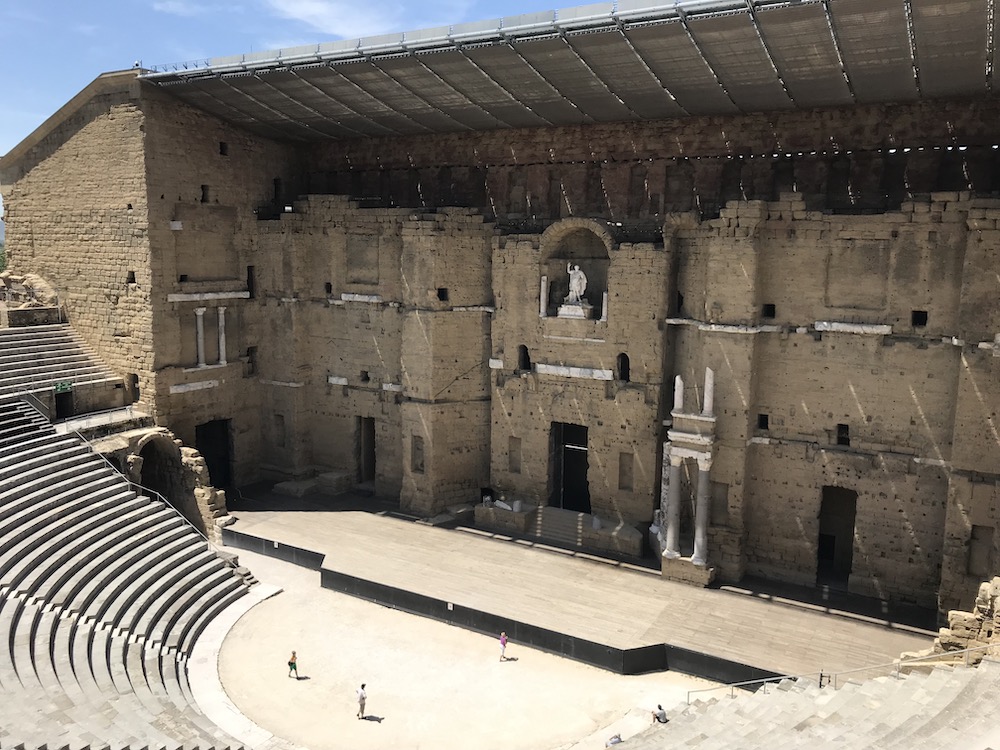 Perfectly preserved Roman Theater in Orange, France