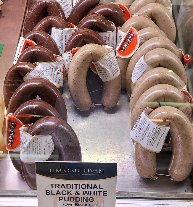 Black and White Pudding at the English Market