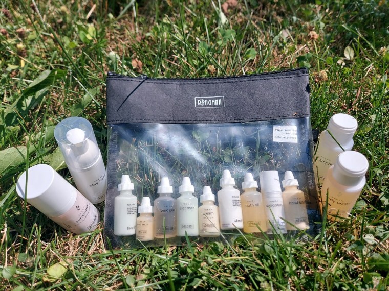 cosmetics travel kit - everything you need for your holiday, travel-sized