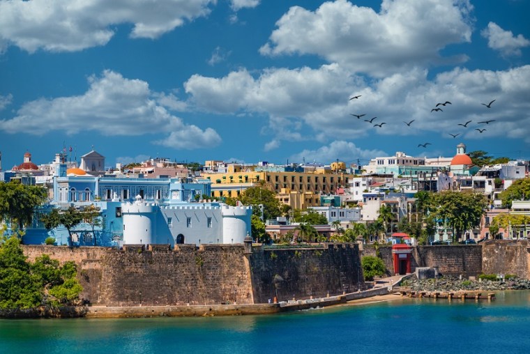 Colorful San Juan, the capital city of Puerto Rico.