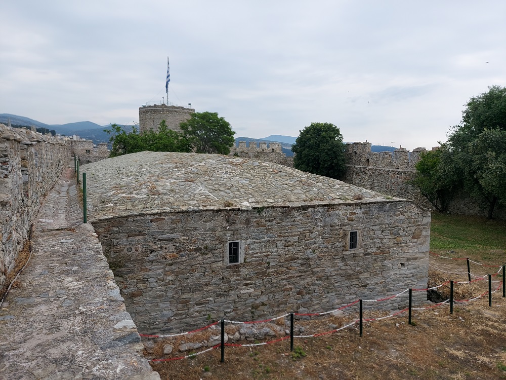 The arsenal turned jail in the fortress of Kavala, Greece