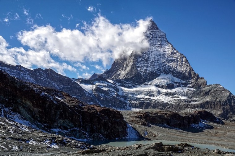 Summertime skiing is possible in Zermatt, one of the top European skiing destinations